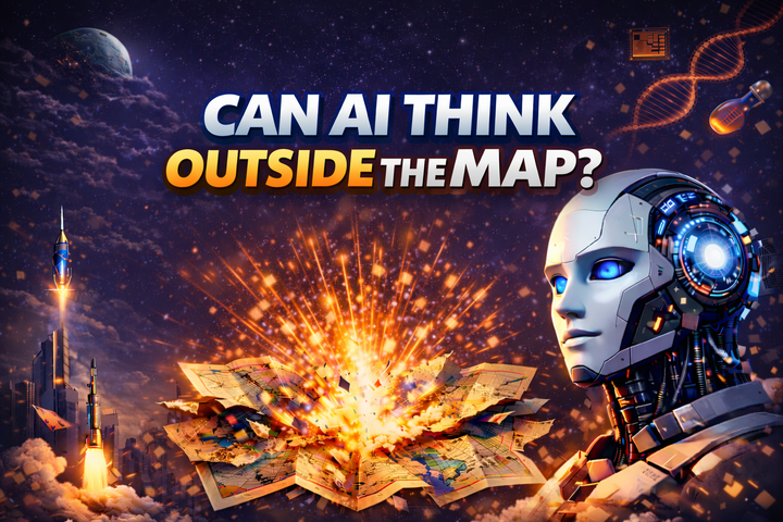 Can AI Think Outside the Map?